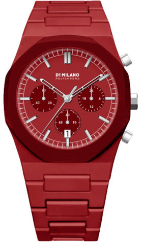 D1 Milano Watch Polychrono Red Blast PHBJ05