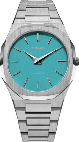 D1 Milano Watch Ultra Thin Light Blue Linen UTBU08