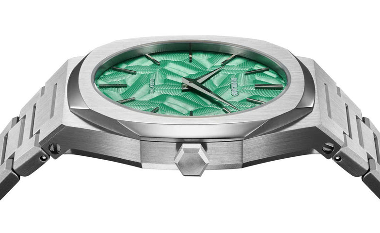 D1 Milano Watch Ultra Thin Fir Green