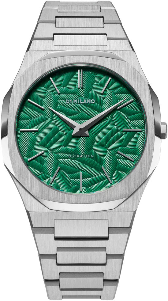 D1 Milano Watch Ultra Thin Fir Green