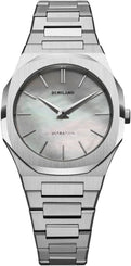 D1 Milano Watch Ultra Thin Pearl Silver UTBL19