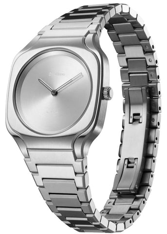 D1 Milano Square Disco Grey Watch