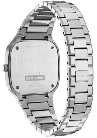 D1 Milano Square Disco Grey Watch
