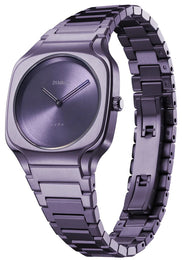 D1 Milano Square Disco Purple Watch