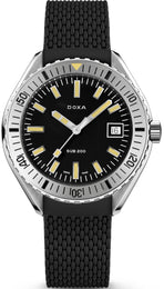 Doxa Sub 200 Sharkhunter Black Rubber Watch 796.10.101.20