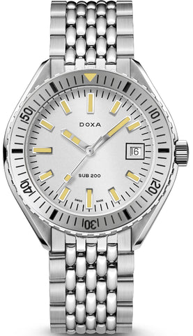Doxa Sub 200 Searambler Stainless Steel Bracelet Watch 796.10.021.10