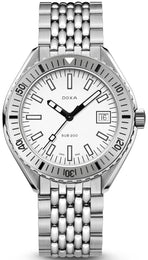Doxa Sub 200 Whitepearl Stainless Steel Bracelet Watch 796.10.011.10