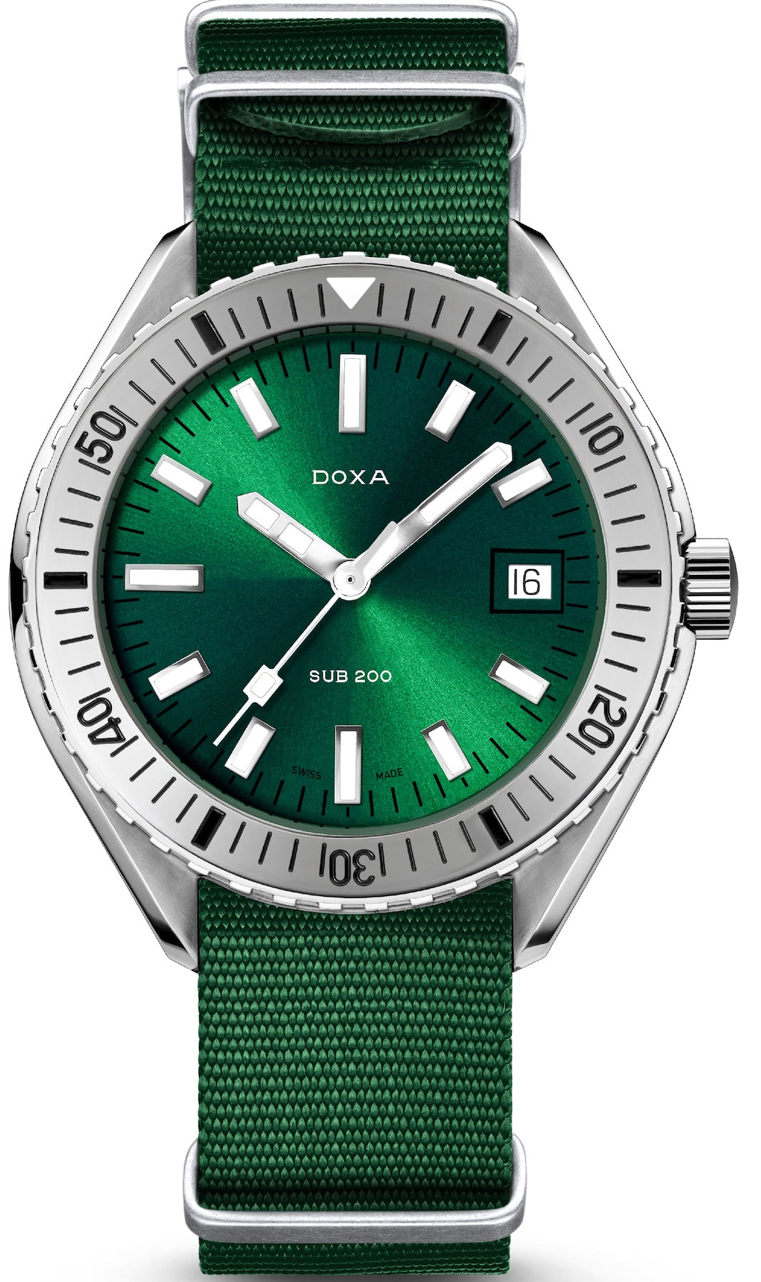 Doxa Sub 200 Sea Emerald Green Nato Watch Watch