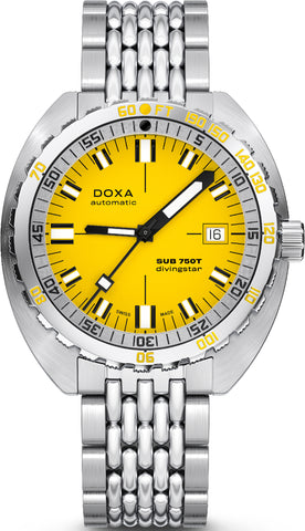 Doxa Sub 750T Divingstar Bracelet Watch 825.10.361.10