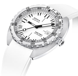 Doxa Sub 750T Whitepearl White Rubber Watch product image
