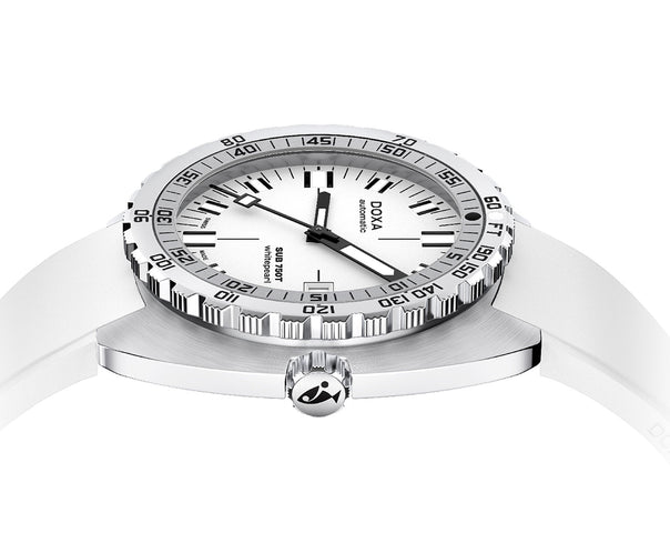 Doxa Sub 750T Whitepearl White Rubber Watch product image