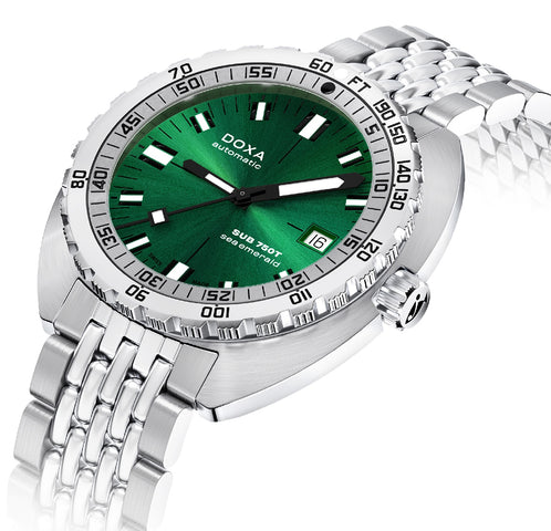 Doxa Sub 750T Sea Emerald Bracelet Watch