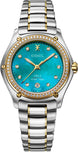 Ebel 1911 18K Yellow Gold Turquoise Diamond Watch 1216670
