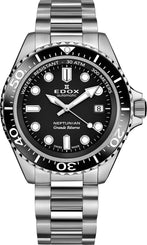 Edox Watch Neptunian Bracelet Mens 80801 3NM NIN