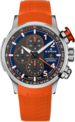 Edox Chronorally Chronograph Automatic Watch 01129 TOCAO BUGO