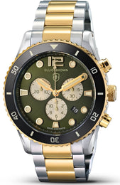 Elliot Brown Watch Bloxworth Chrono Green Bracelet 929-017-B14