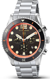 Elliot Brown Watch Bloxworth Chrono Black Orange Br