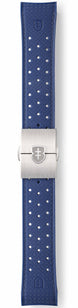 Elliot Brown Leather 22mm Blue Tropic Brushed Steel Deployment