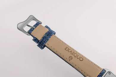 Exaequo Classic Melting SS 316L White Denim  Watch
