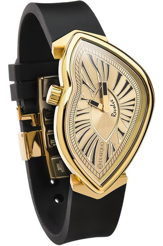 Exaequo Revolve Melting IP Yellow Gold Yellow Gold Dial Watch