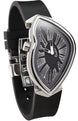 Exaequo Revolve Melting SS Black Dial Watch