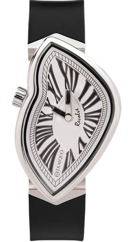 Exaequo Revolve Melting SS White Dial Watch EX0031.0002