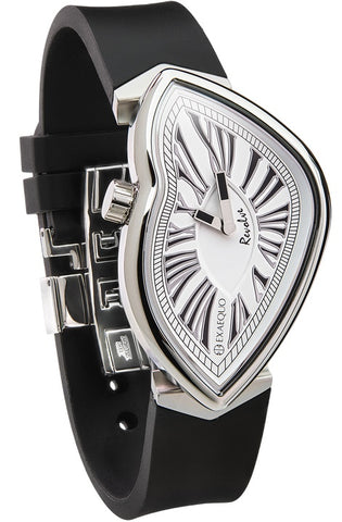 Exaequo Revolve Melting SS White Dial Watch