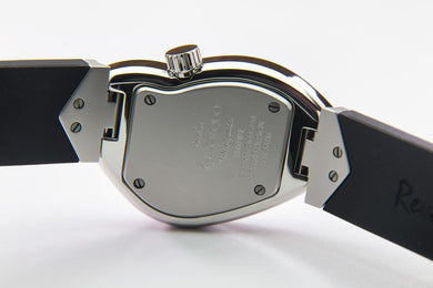 Exaequo Revolve Melting SS White Dial Watch