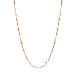 Faberge 18ct Rose Gold 1.3mm 50cm Trace Chain