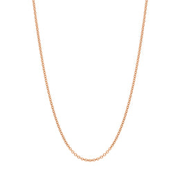 Faberge 18ct Rose Gold 1.3mm 50cm Trace Chain