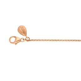 Faberge 18ct Rose Gold 1.3mm 50cm Trace Chain D
