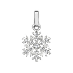 Faberge Heritage 18ct White Gold Diamond Snowflake Charm 3598