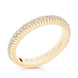 Faberge Colours of Love 18ct Yellow Gold Diamond Fluted Band Ring, 847RG1942.