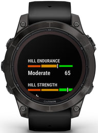 Garmin Fenix 7 Pro Sapphire Solar Carbon Grey Titanium Watch D