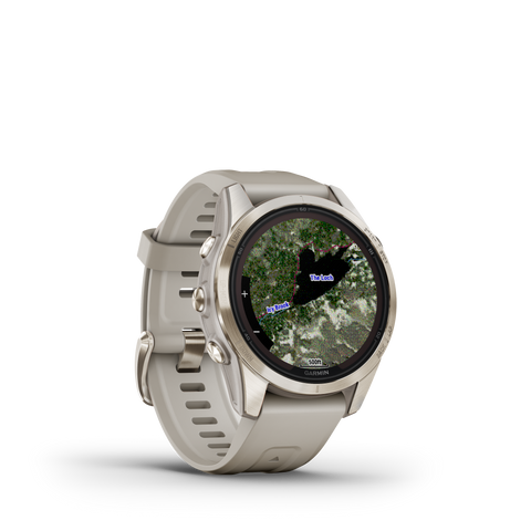 Garmin Fenix 7S Pro Sapphire Solar Soft Gold Watch