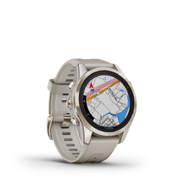 Garmin Fenix 7S Pro Sapphire Solar Soft Gold Watch