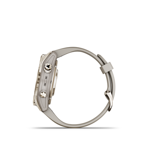 Garmin Fenix 7S Pro Sapphire Solar Soft Gold Watch