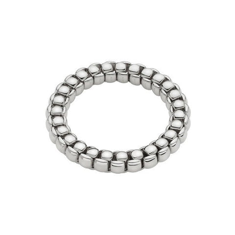 Fope Luna 18ct White Gold Flexible Bracelet, 520B.
