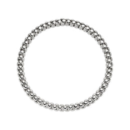 Fope Luna 18ct White Gold Flexible Necklace, 520C.