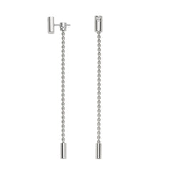 Fope Aria 18ct White Gold 0.09ct Diamond Interchangable Earrings OR891 BBR.