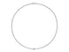 Fope Aria 18ct White Gold 0.17ct Diamond Necklace 890C BBR. 