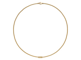 Fope Aria 18ct Yellow Gold 0.02ct Diamond Necklace 891C BBR.