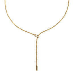 Fope Aria 18ct Yellow Gold 0.11ct Diamond Adjustable Slider Necklace 890FR BBR.