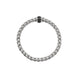Fope Eka Tiny 18ct White Gold 0.54ct Black Diamond Bracelet