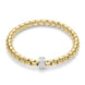 Fope Eka 18ct Yellow Gold 0.53ct Diamond Bracelet, 704B/PAVE.