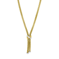 Fope Flex'it Solo 18ct Yellow Gold Lariat Necklace 636FR
