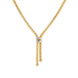 Fope Maori 18ct Yellow Gold 0.09ct Diamond Lariat Necklace, 809/BBR.