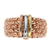 Fope Panorama 18ct Rose Gold Mixed Rondelle Flexible Ring