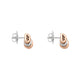 Fope Prima 18ct Rose Gold 0.13ct Diamond Earrings, OR744/BBR.