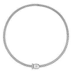 Fope Solo 18ct White Gold 0.47ct Diamond 40cm Necklace